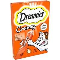 Dreamies Creamy Snacks with Tasty Chicken - 4 x 10g