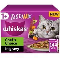 Whiskas 1+ Tasty Mix Chef's Choice in Gravy - 48 x 85g