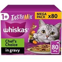 Whiskas 1+ Tasty Mix Chef's Choice in Gravy - 40 x 85g