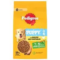 Pedigree Dry Dog Food - 20% Off! * - Puppy Medium Complete - Poultry & Rice (12kg)