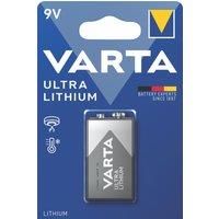 VARTA Lithium 9V Block 6LR61 Batteries (1-pack) - ideal for digital cameras, toys, GPS devices, sporting and outdoor applications
