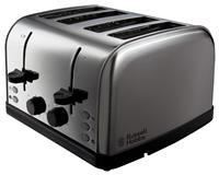 Russell Hobbs 18790 4 Slice Toaster, Stainless Steel, 1500 W