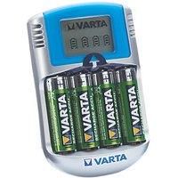 Varta Battery charger with batteries with 4x AA precharged NiMH 2600 mAh batteries 1x car adaptor