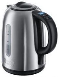 RUSSELL HOBBS Digital Quiet Boil 21040 Jug Kettle  Silver  HEAVY BOX DAMAGED