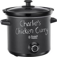 Russell Hobbs 24180 Chalkboard Slow Cooker, 3.5 L, Black