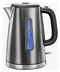 Russell Hobbs 23211 Luna Quiet/Rapid Boil Electric Jug Kettle, 1.7L 3000W - Grey