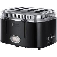 RUSSELL HOBBS Retro 21691 4-Slice Toaster - Black - Grade C