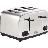 Russell Hobbs 24090 Adventure Four Slice, Brushed Polished Stainless Steel Toaster
