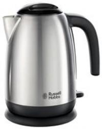 Russell Hobbs Adventure Brushed Stainless Steel Electric Kettle 3000W, 1.7 Litre