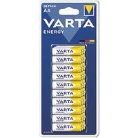Varta Energy Batteries (AA Mignon Alkaline Battery Pack of 30)