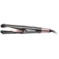 Remington Curl and Straight Confidence, 2-in-1 Hair Straighteners and Hair Curler, Ceramic Coated Plates, Five Temperatures, Cool Tip, S6606