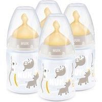 NUK First Choice+ temp control 0-6m 150ml 4pk - LATEX