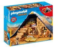 Playmobil 5386 History Pharaoh/'s Pyramid with Hidden Tombs and Traps, historic and educational toy, fun imaginative role play, playset suitable for children ages 6+