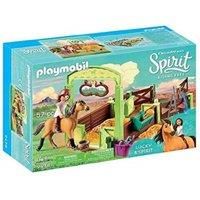 Playmobil DreamWorks Spirit 9478 Lucky and Spirit with Horse Stall for Children Ages 4+