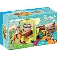 Playmobil DreamWorks Spirit 9478 Lucky and Spirit with Horse Stall for Children Ages 4+