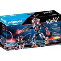 Playmobil Galaxy Space Pirates Robot with Gripper Arm Light Effects 70024 New