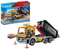 Playmobil 70444 City Action Construction Truck with Tilting Trailer