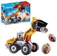 Playmobil 70445 City Action Construction Front End Loader with Movable Bucket, for Children Ages 5+