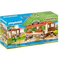 Playmobil Country 70510 Pony Shelter with Mobile Home, For ages 4+