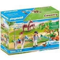 PLAYMOBIL Country 70512 Adventure Pony Ride, For ages 4+