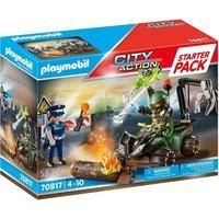 Playmobil City Action 70816 Starter Pack – Police Danger Training, Toys for Children Ages 4+