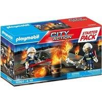 PLAYMOBIL City Action 70907 Starter Pack Fire Drill, Toy for Children Ages 4+