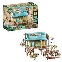 Playmobil Wiltopia 71007 Animal Clinic with Light Effects and Toy Animals, Sustainable Toy for Children Ages 4+