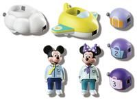 Playmobil 71320 1.2.3 & Disney: Mickey/'s & Minnie/'s Cloud Ride, Mickey Mouse, educational toys for toddlers, gifting toy and fun imaginative role-play, playsets suitable for children ages 12 months+
