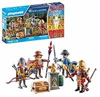 Playmobil 71487 My Figures: Knights of Novelmore, Novelmore Knights and Burnham Raiders, customisable figures, fun imaginative role play, detailed play sets suitable for children ages 5+