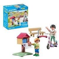 PLAYMOBIL 71511 myLife: Book Exchange for Bookworms, exciting stories in the book cabinet, with accessories, gifting toy, fun imaginative role-play, sustainable play sets suitable for children ages 4+