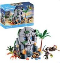 Playmobil 71531 Pirates: Skull Island, thrilling adventure on the Crystal Skull Island, including pirate figure and dangerous crab man, detailed play sets suitable for children ages 4+