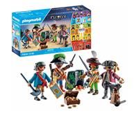Playmobil 71533 Pirates: MyFigures: Pirates, creative assembling of custom pirate figures, including treasure map and pins for the pirate hat, detailed play sets suitable for children ages 5+
