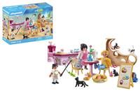 Playmobil | My Life | Cat Café | Cat Toy for Kids | Animal Figures Set | Toy for Children Aged 4 and Over | 71744