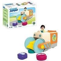 Playmobil | JUNIOR | Tractor with fun planter | Toy from 1 year | Gift for toddlers | Promotes learning about vegetables and colors | Sustainable toy with outdoor function & accessories | 71773