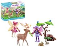 PLAYMOBIL | Fairies | Fairies with cute Forest Animals | Fairy Tale Toys | Toys for Children aged 4+ | 71800