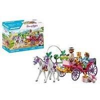 PLAYMOBIL | Princess Magic | Royal Carriage Ride with Princess and Prince | Princess Toy | Fairy Tale Toy for Kids Aged 4+ | 71846