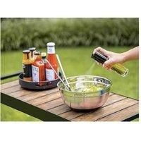 WENKO Nevo Stainless Steel & Glass Oil and Vinegar Sprayer - Dishwasher Safe Tableware Accessory