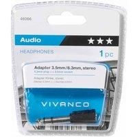 Vivanco Headphones Stereo Adapter 6.3mm to 3.5mm