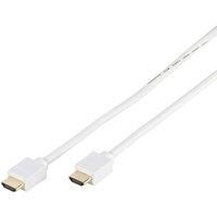 Vivanco High-Speed 2m HDMI Cable with Ethernet - White