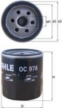 MAHLE OC 976 Oil Filter