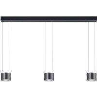 BANKAMP Impulse pendant 3flg. dimmable to warm anthracite