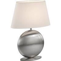 BANKAMP Asolo table lamp white/nickel height 51 cm