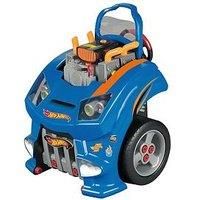 Theo Klein 2822 Hot Wheels assembly car I Engine block with instructive repair functions I Battery-operated headlights and horn I Toys for children aged 3 and over