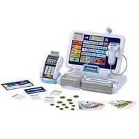 Theo Klein 9324 Tablet Cash Station I Play Cash Register with Sound and Detachable Tablet , POS Terminal , Scanner and Play money I Toys for Children Aged 3 and over