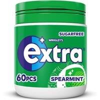 Extra Spearmint Chewing Gum Sugar Free Bottle 60 Pieces