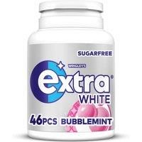 Extra White Chewing Gum Bottle Sugar Free, Bubblemint Flavour, 46 Pieces