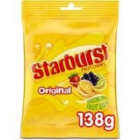 Starburst Vegan Chewy Sweets Fruit Flavoured Pouch Bag 138g