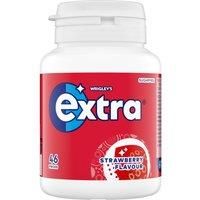Wrigley/'s Extra Chewing Gum Bottle Sugar Free, Strawberry Flavour, 46 Pieces
