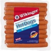 Wikinger 10 Classics Beechwood Smoked Sausages Hot Dogs 413g