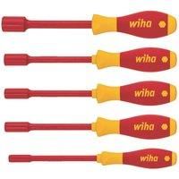 Wiha 322K5 SoftFinish Electric Hex Socket Set, 5 Piece